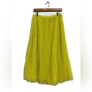 Yellow J. Crew Sparkly Tulle Skirt